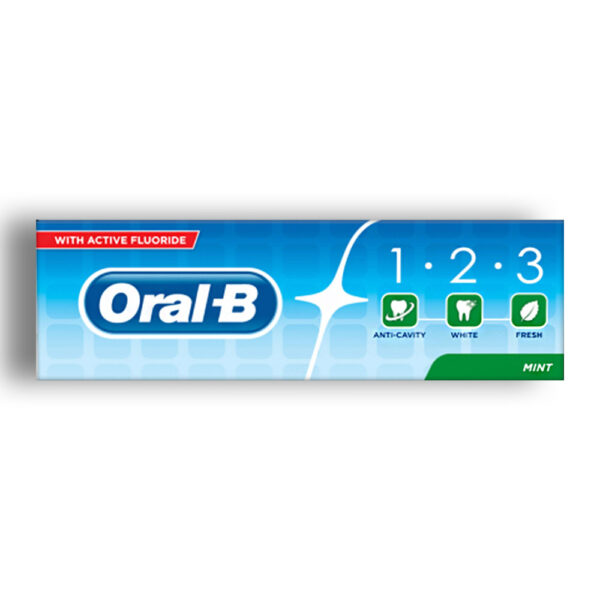 خمیر دندان اورال بی Oral B مدل 1.2.3Extra Fresh