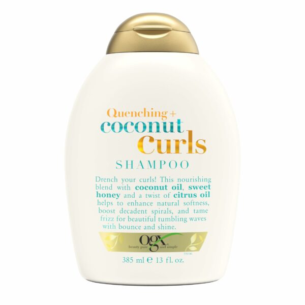 شامپو او جی ایکس  ogx مدل Coconut Curls مناسب موهای فر