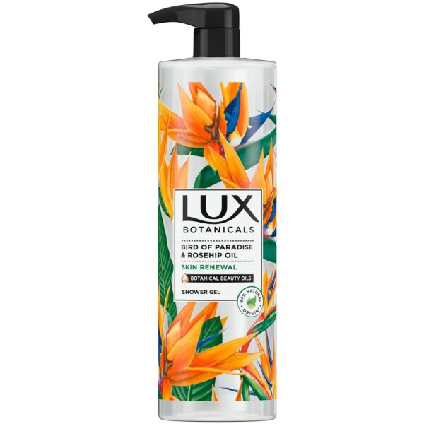 شامپو بدن لوکس Lux با رایحه گل پرنده بهشتی  Bird of Paradise and Rosehip